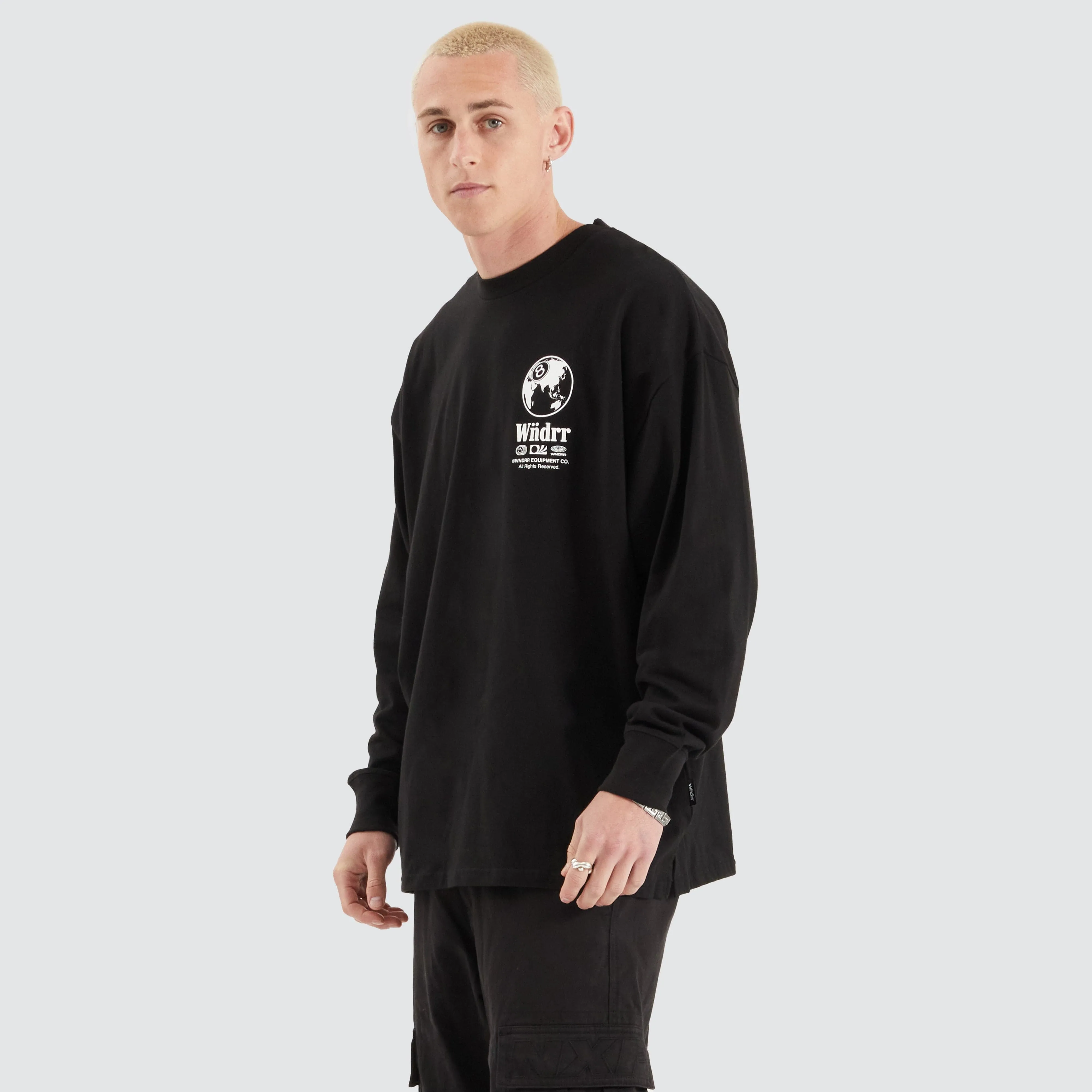 8 Ball Longsleeve Tee Black