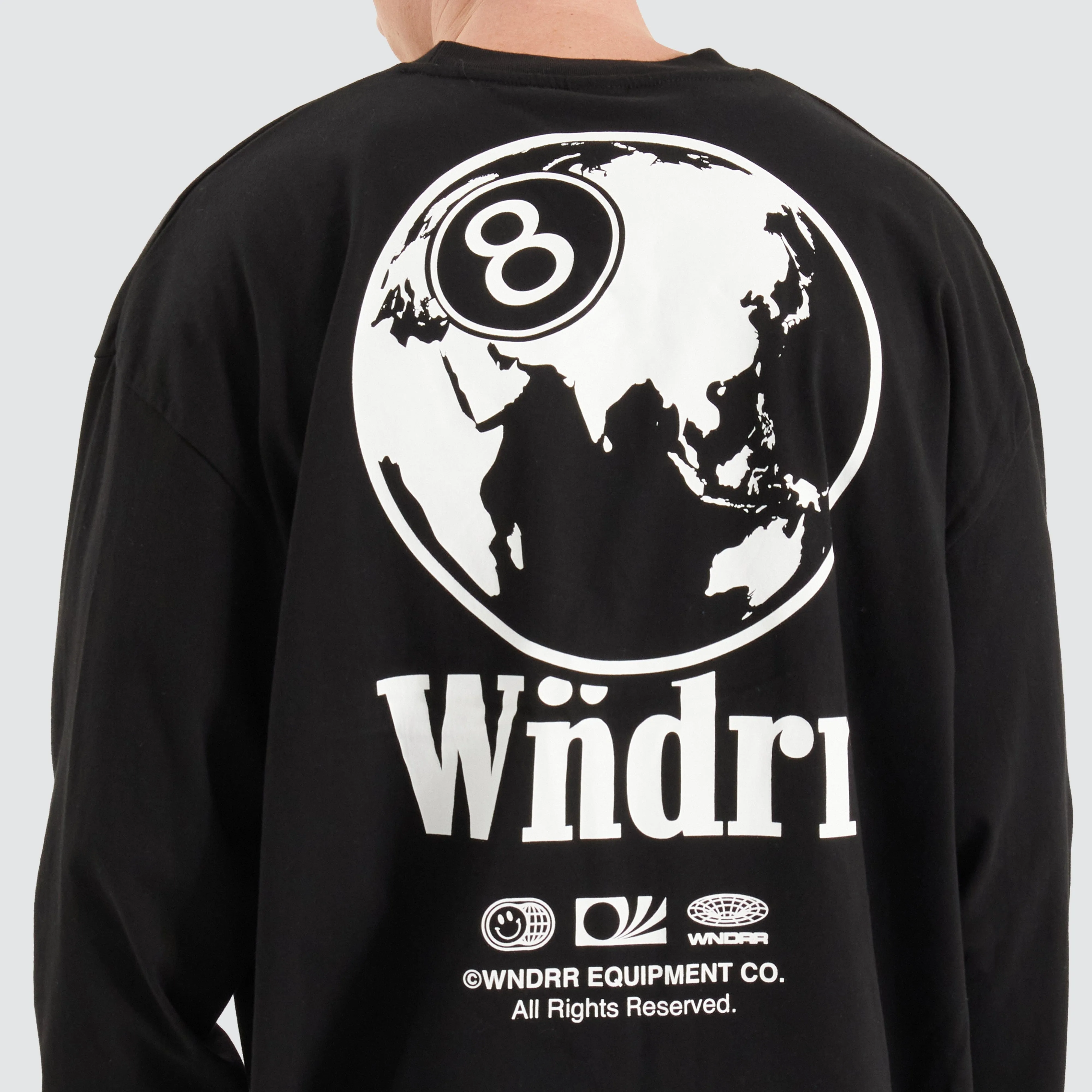 8 Ball Longsleeve Tee Black