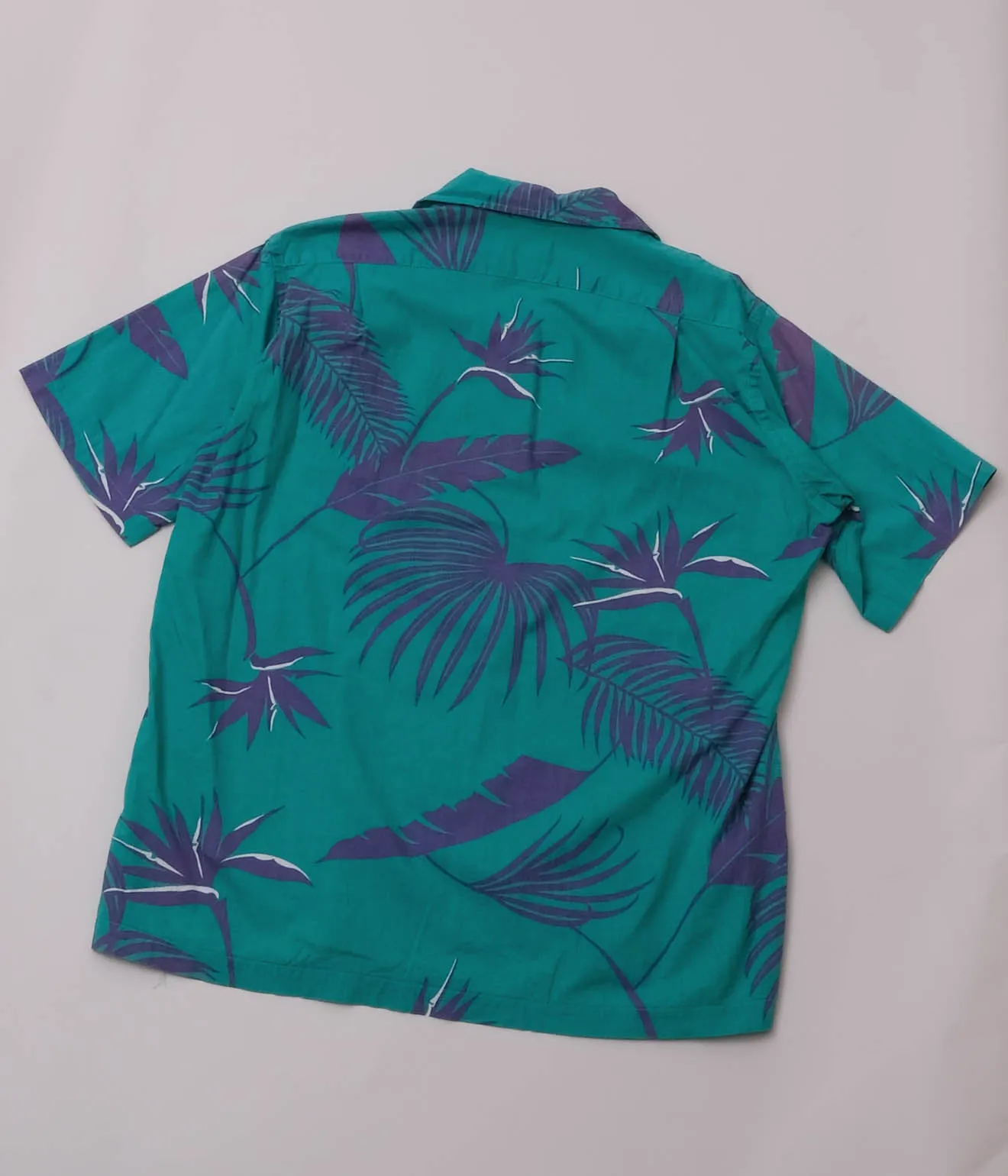 80's L.L.Bean Open Collar Shirt (Green)