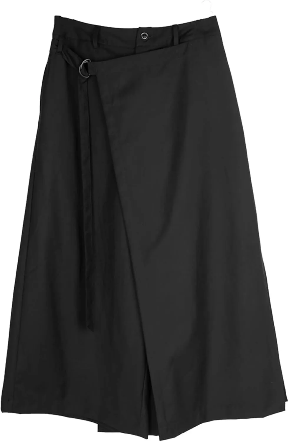 AITFINEISM Men's Casual Skirt Pants Loose Wide Leg Harem Pant Japanese Harajuku Kimono Trousers