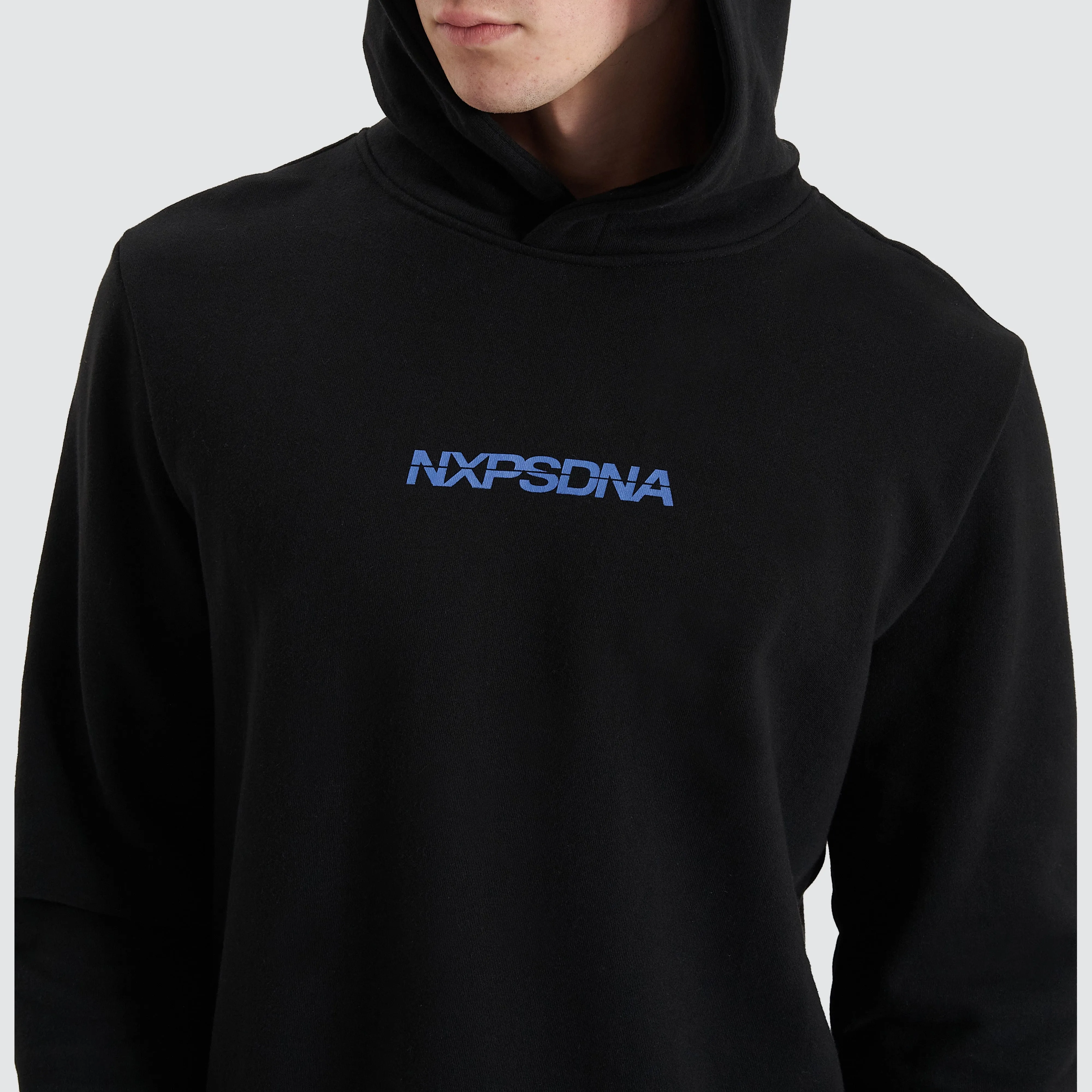 Anchorage Dual Curved Hoodie Jet Black