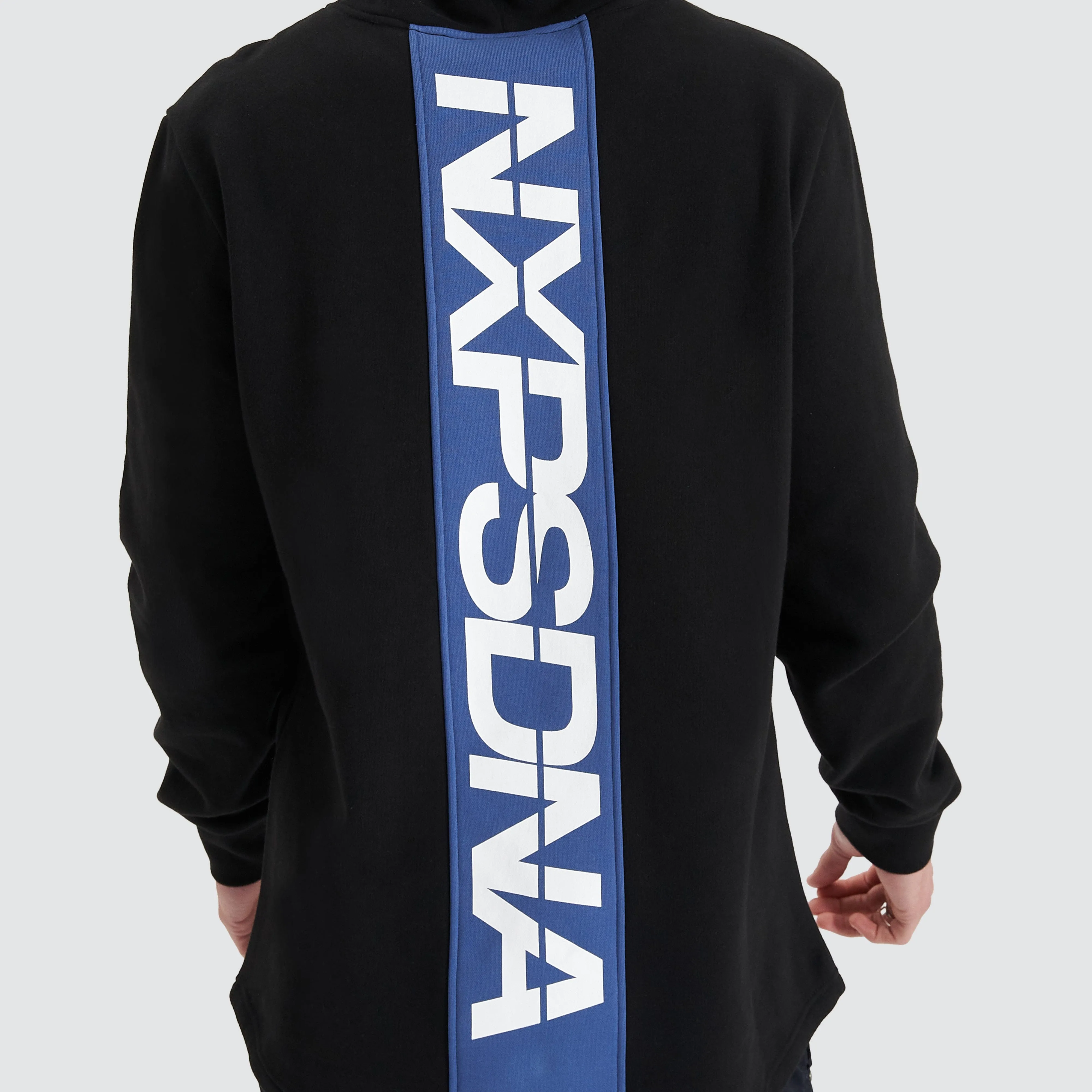 Anchorage Dual Curved Hoodie Jet Black
