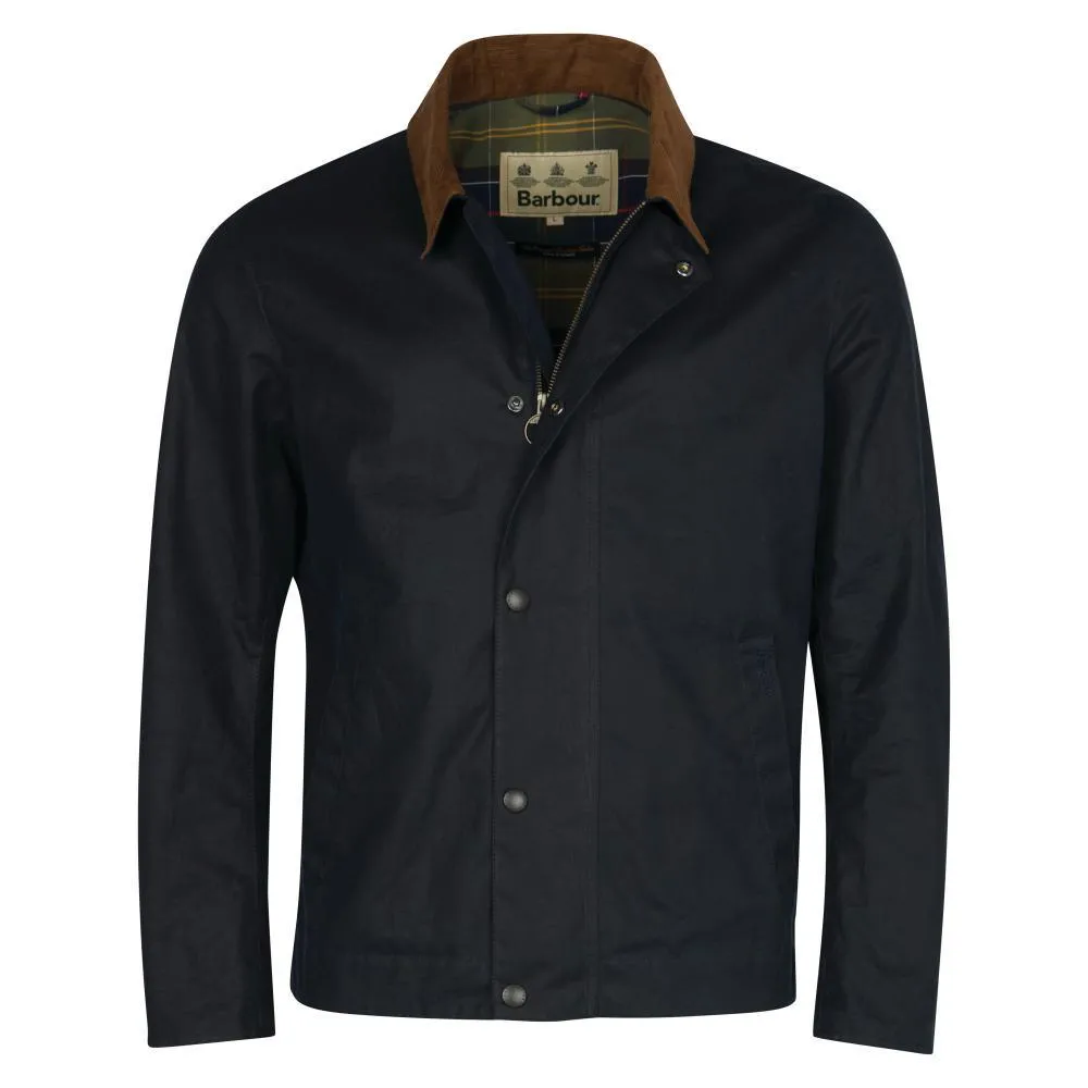 Barbour Milton Mens Wax Jacket - Navy