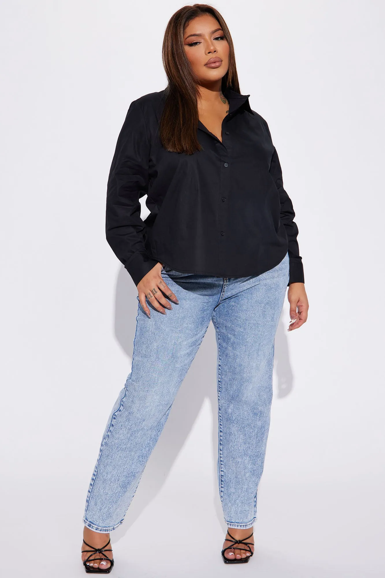 Best Of It Poplin Shirt - Black