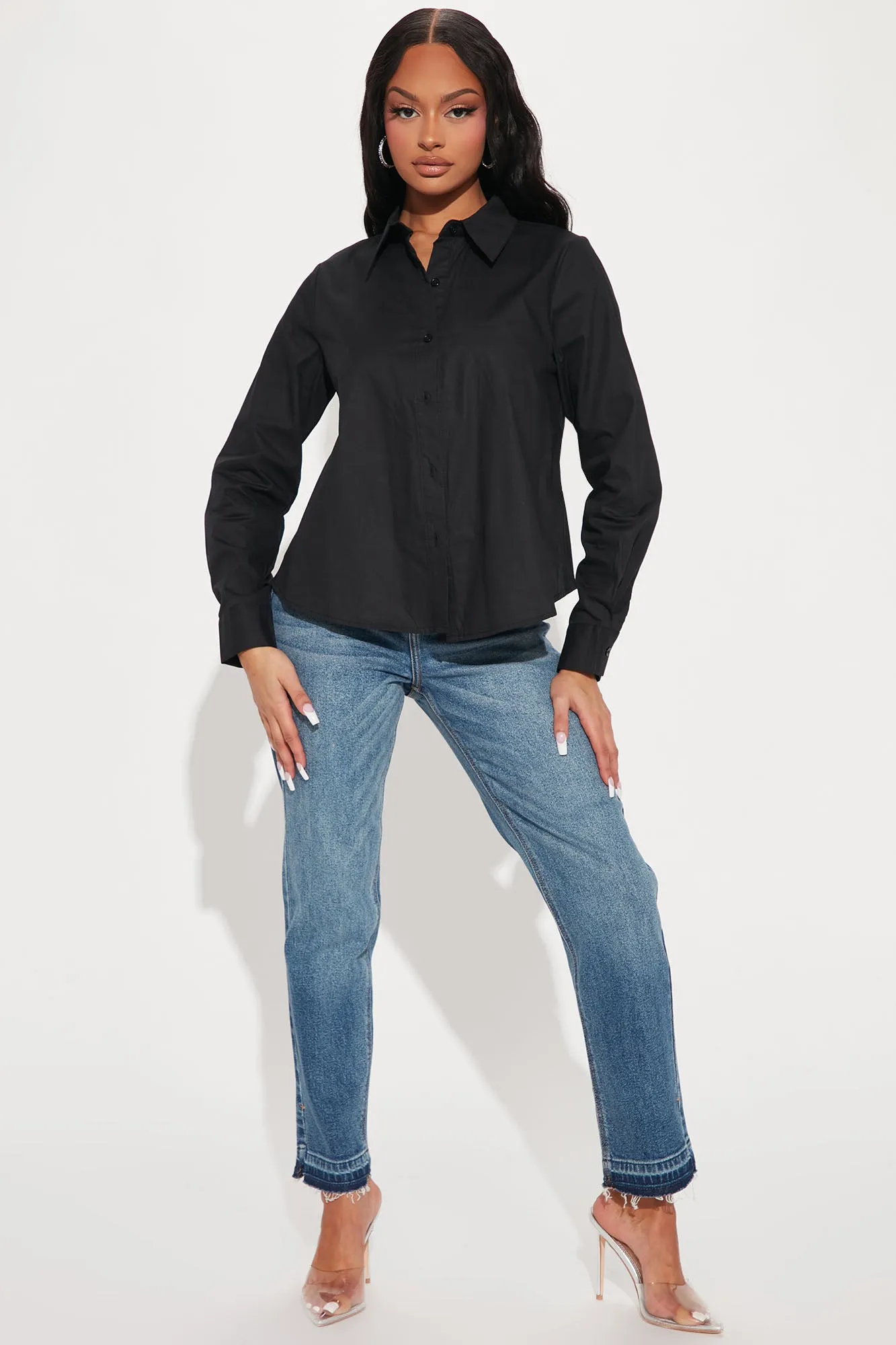 Best Of It Poplin Shirt - Black