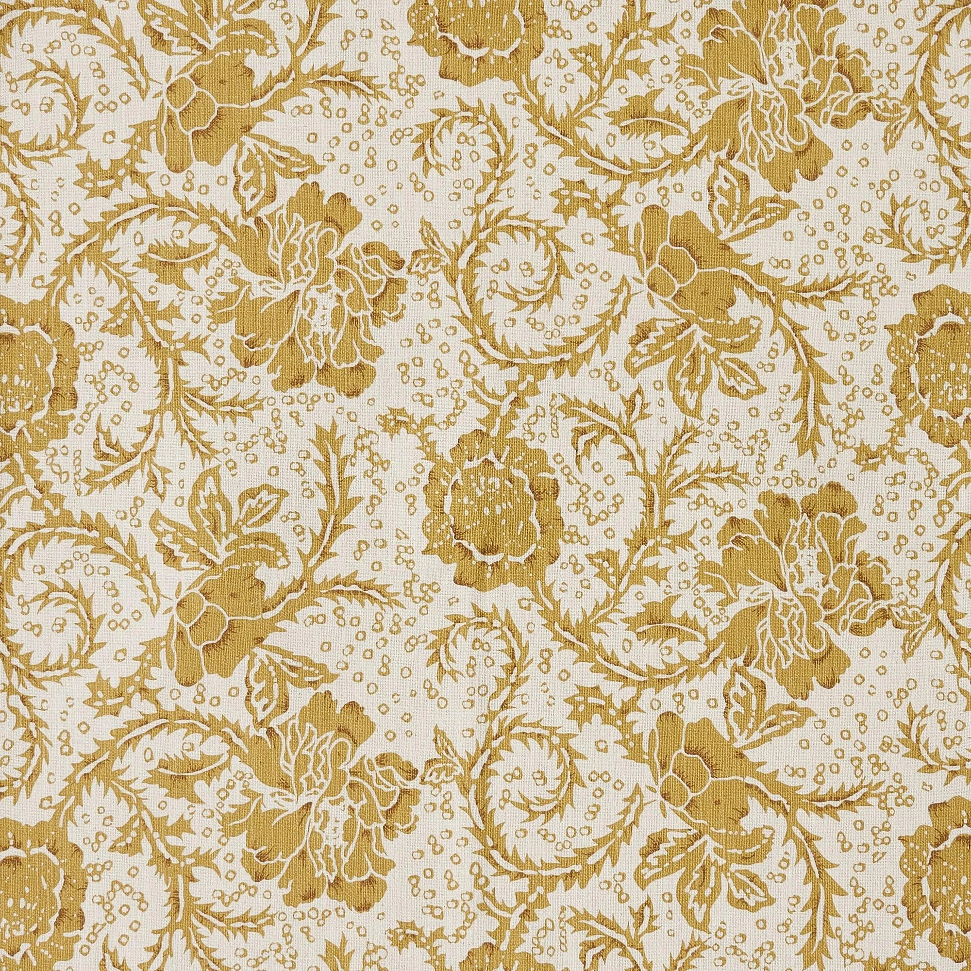 Dorset Gold Floral Ruffled Standard Pillow Case Set of 2 21x26 4 VHC Brands