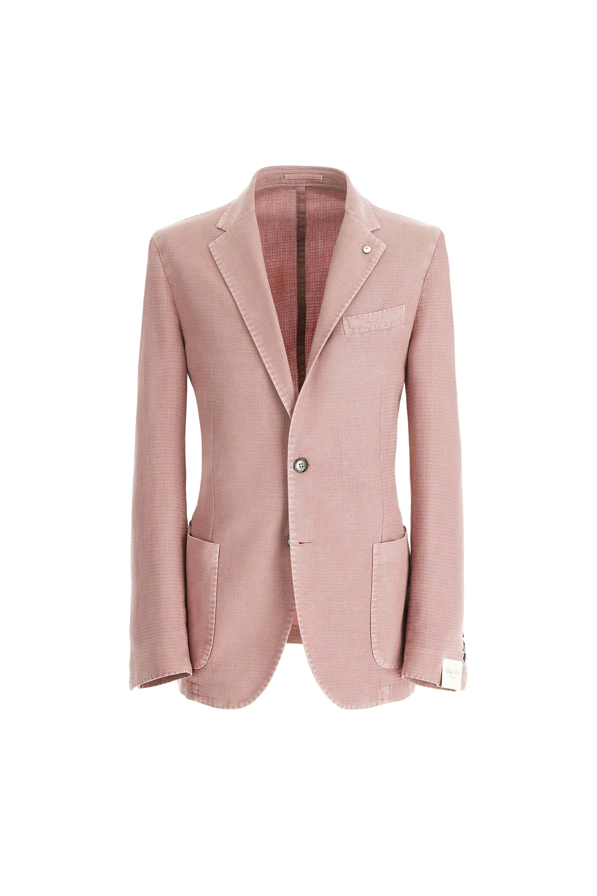 Dusty Pink Cotton Stretch Unconstructed Jacket - LBM 1911