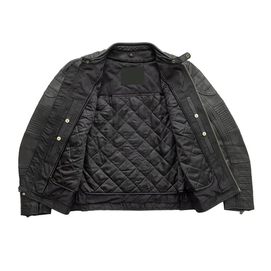 Elegant Raptor Men's Motorcycle Leather Jacket