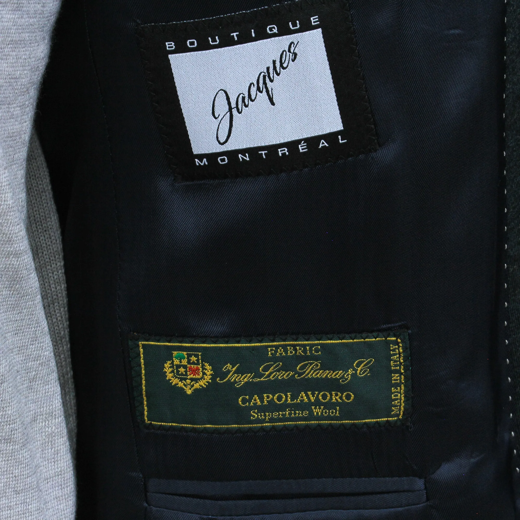 Forest Green Mouliné Wool Knit Hartford Contemporary Sport Jacket - Jack Victor