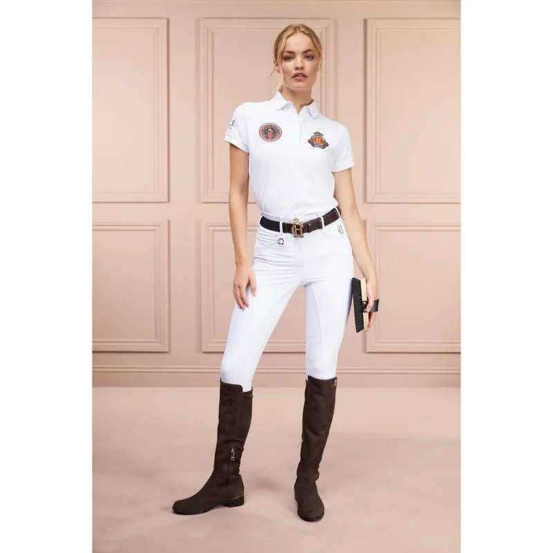 Holland Cooper Team Ladies Polo Shirt - White