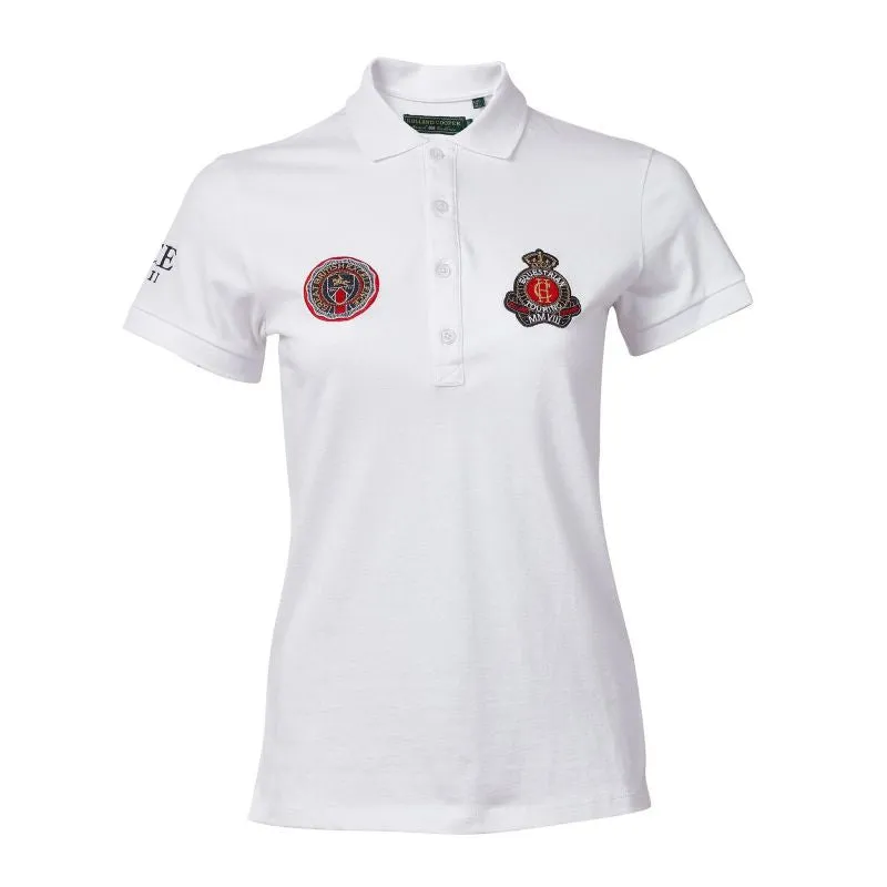 Holland Cooper Team Ladies Polo Shirt - White