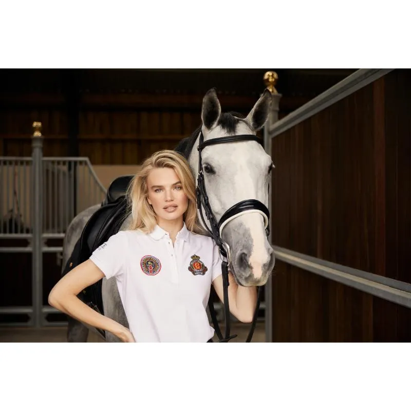 Holland Cooper Team Ladies Polo Shirt - White
