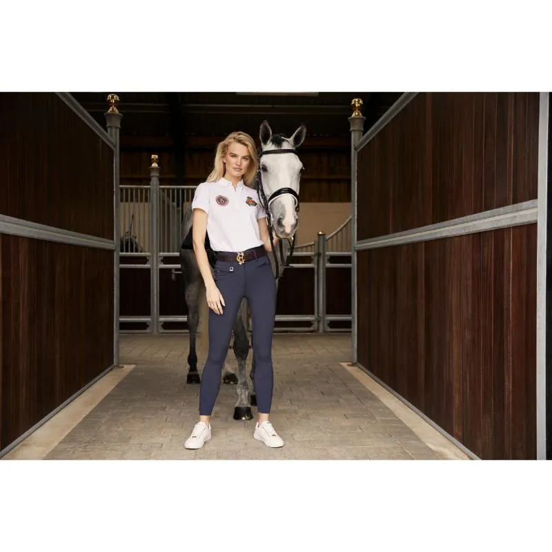 Holland Cooper Team Ladies Polo Shirt - White