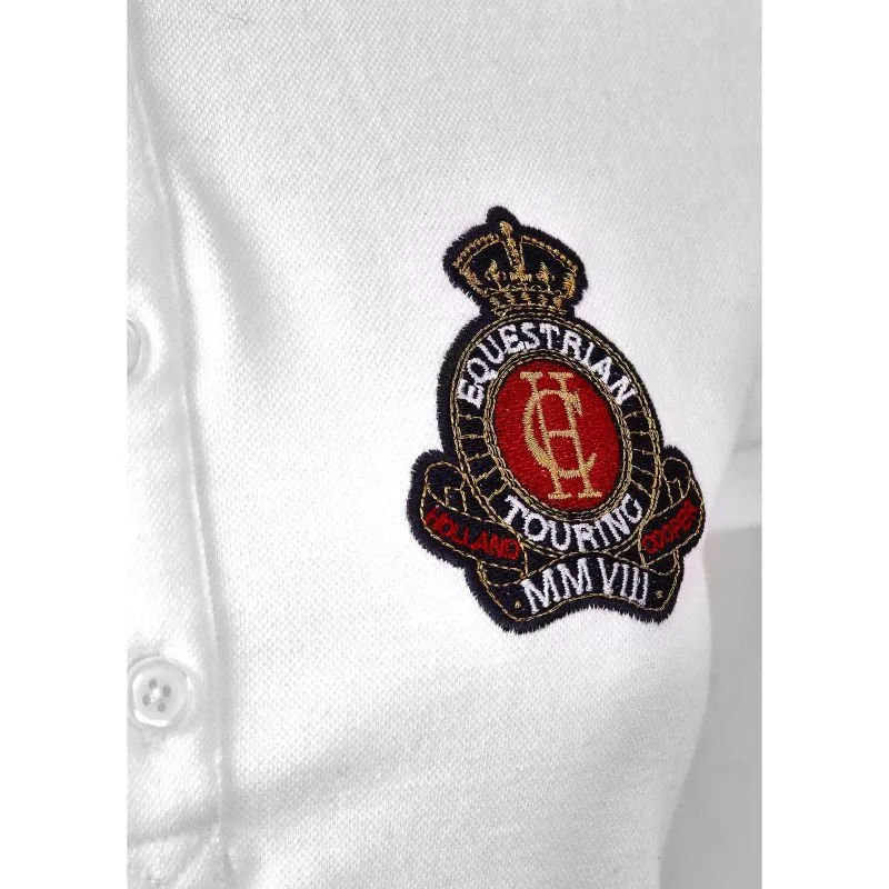 Holland Cooper Team Ladies Polo Shirt - White