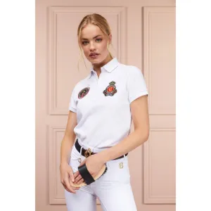 Holland Cooper Team Ladies Polo Shirt - White