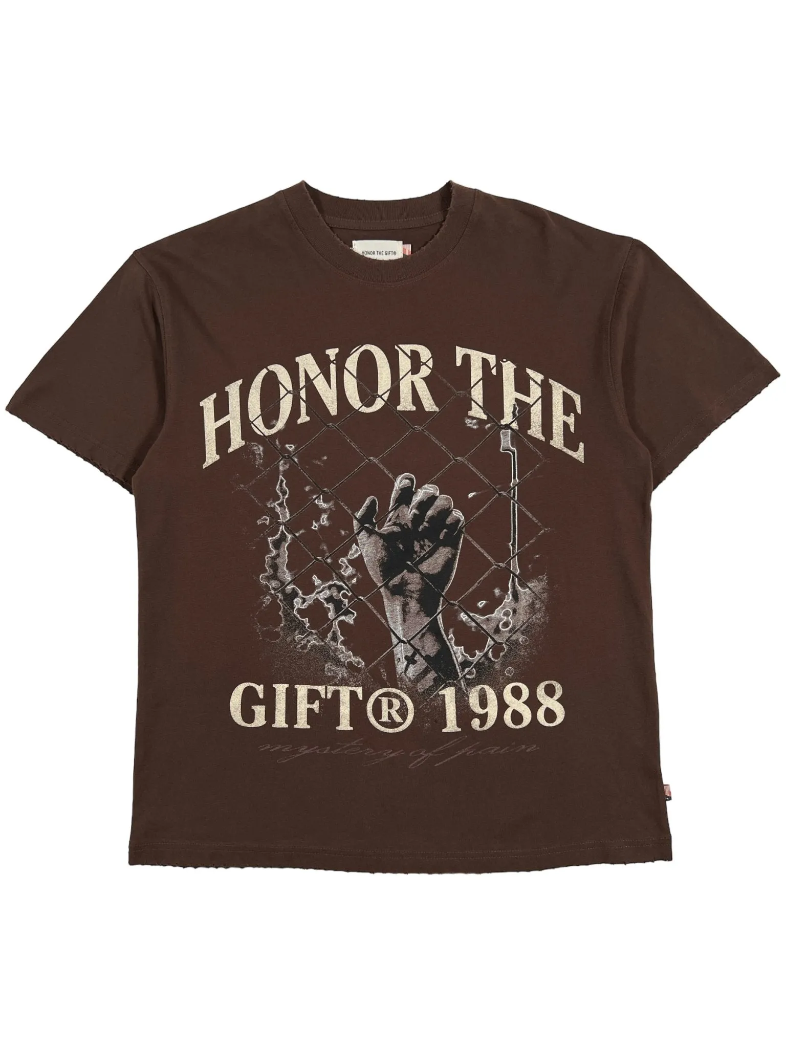 Honor The Gift Mystery Of Pain Tee Brown