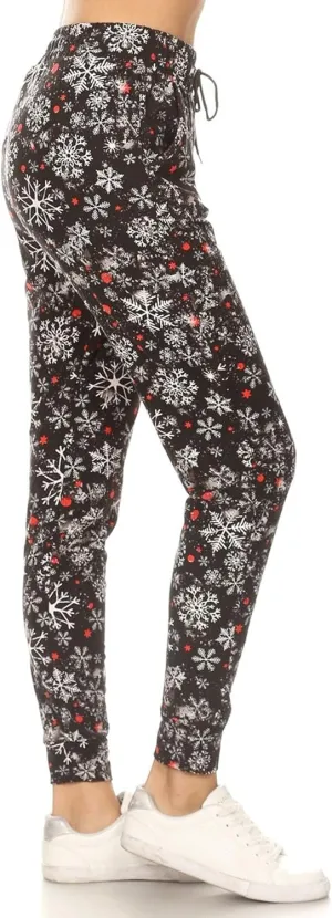 Leggings Depot Premium Women's Joggers Popular Print High Waist Track Pants(S-XL) BAT2