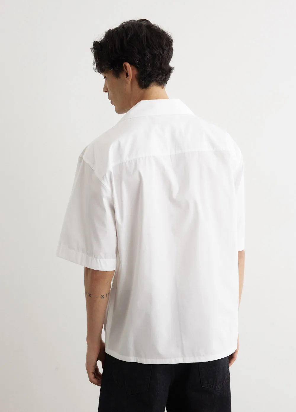Logo Short-Sleeved Bowling Shirt