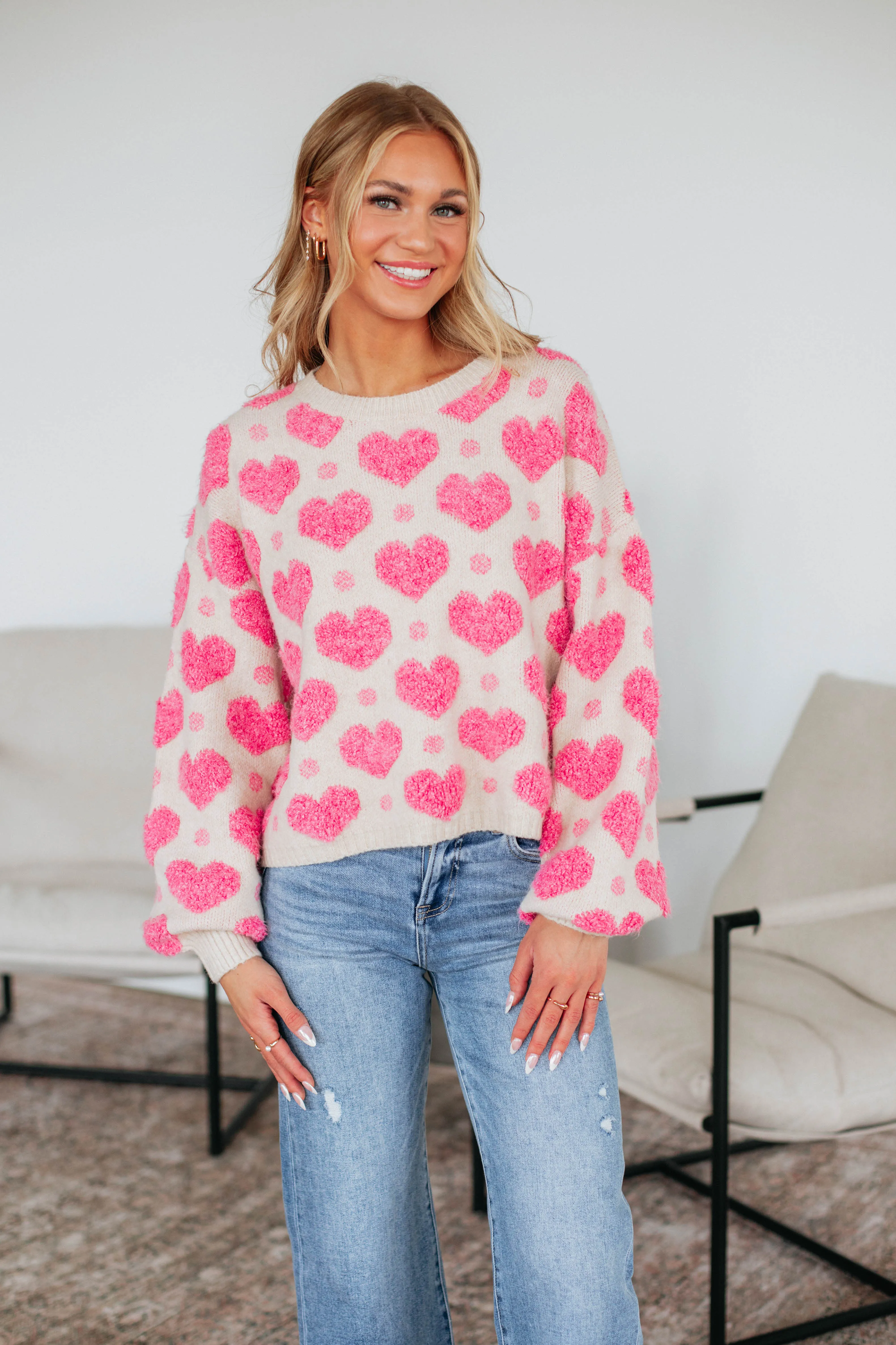 Love Yourself First Sweater - Bubblegum