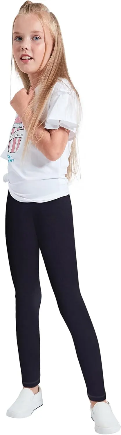 LUOUSE Cute Printed Stretch Leggings for Girls,Pants Trousers Ankle Length 4-13 Years