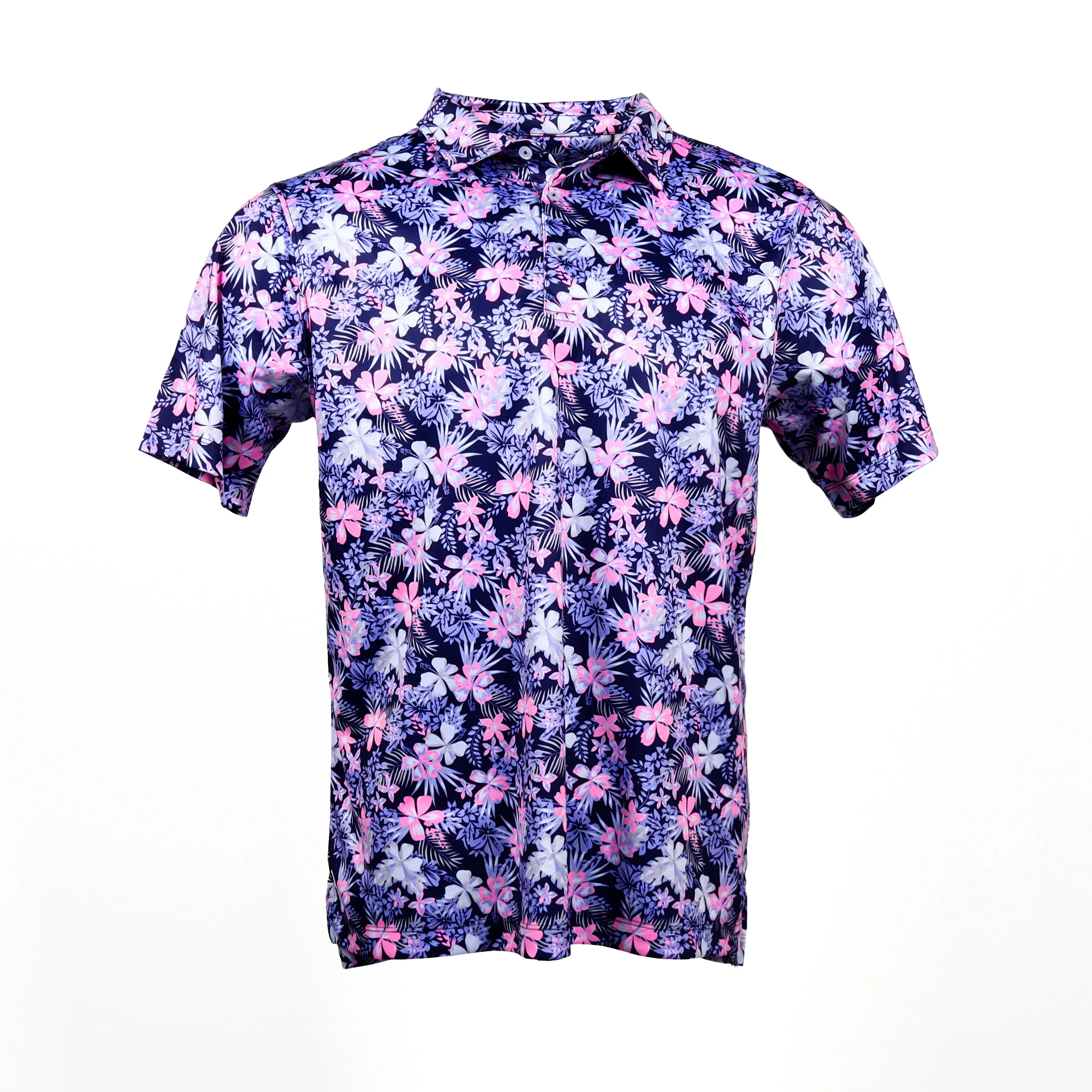 Makai - Pink Men's Golf Shirt Polo