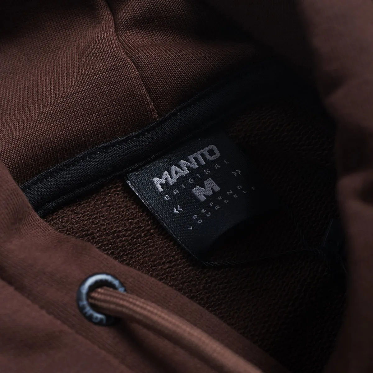 Manto Varsity Hoodie Brown