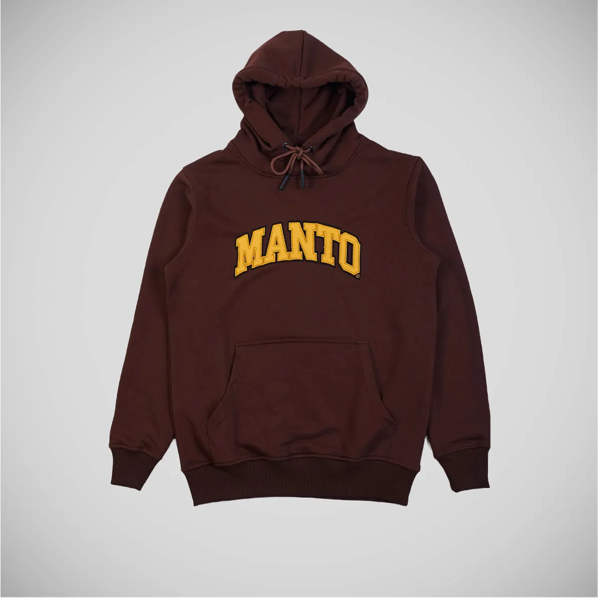 Manto Varsity Hoodie Brown