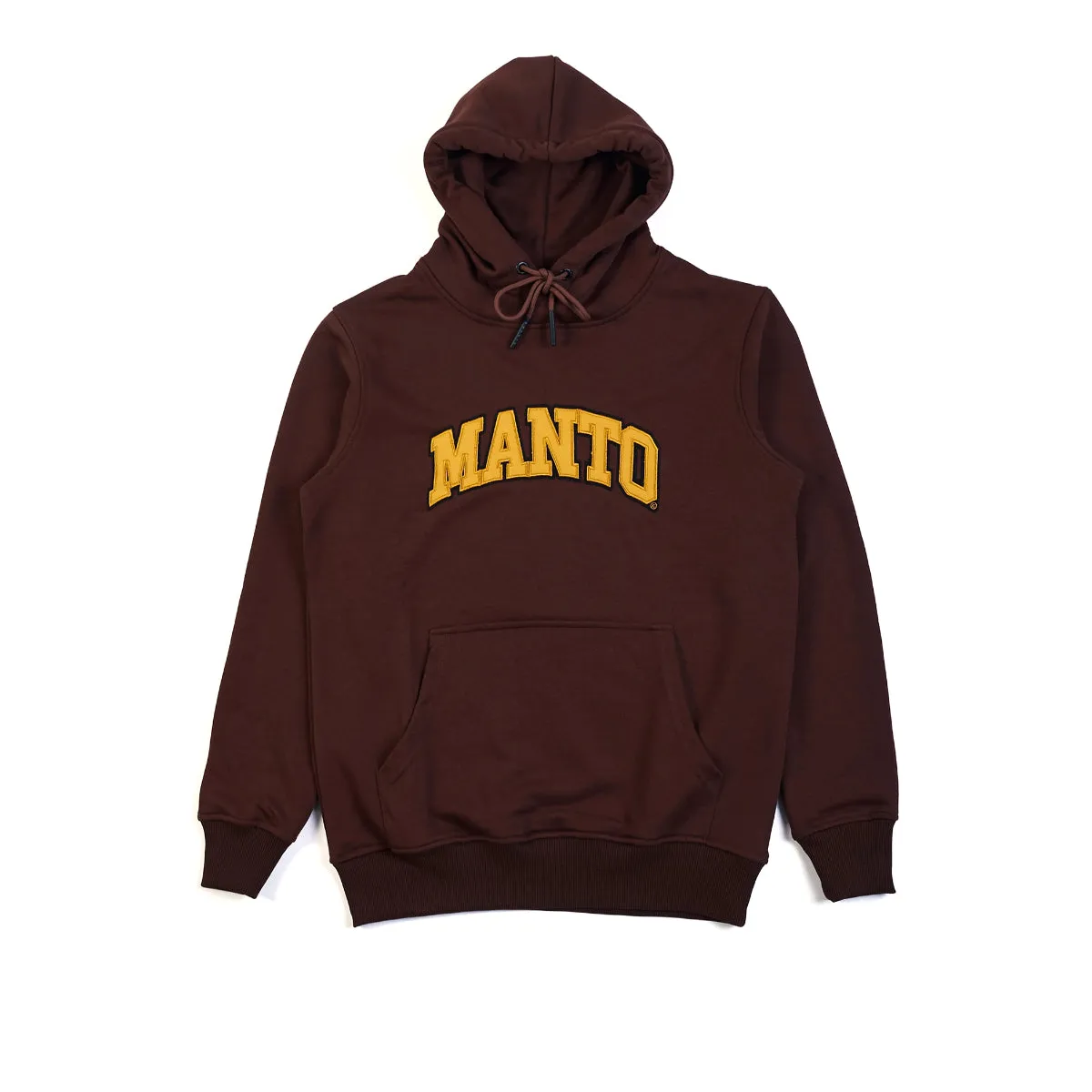 Manto Varsity Hoodie Brown