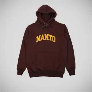Manto Varsity Hoodie Brown