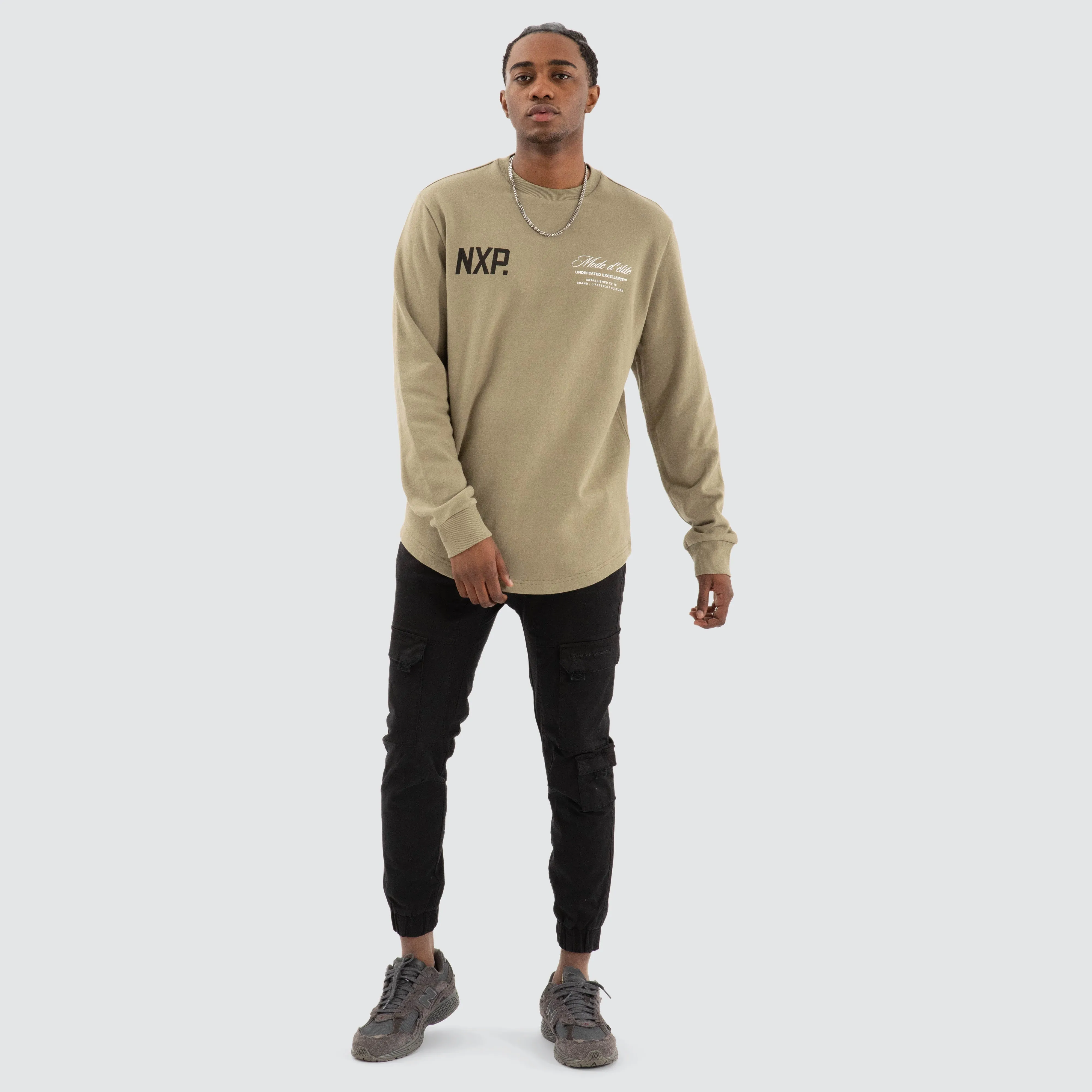 Mate Dual Curved Jumper Khaki Green