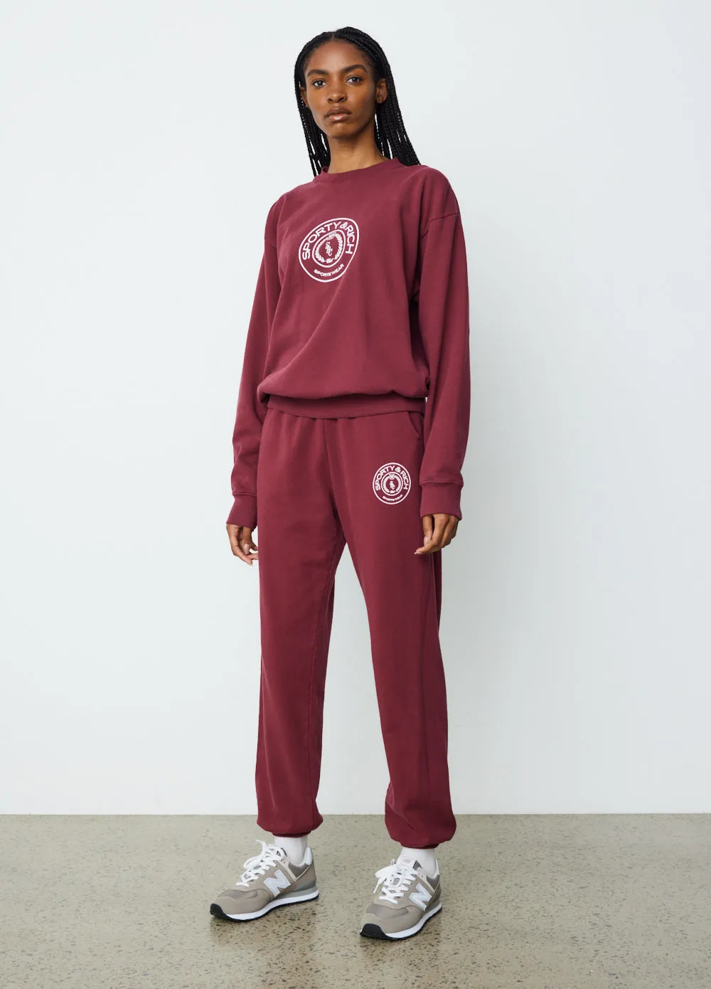 Monaco Flocked Crewneck Sweatshirt