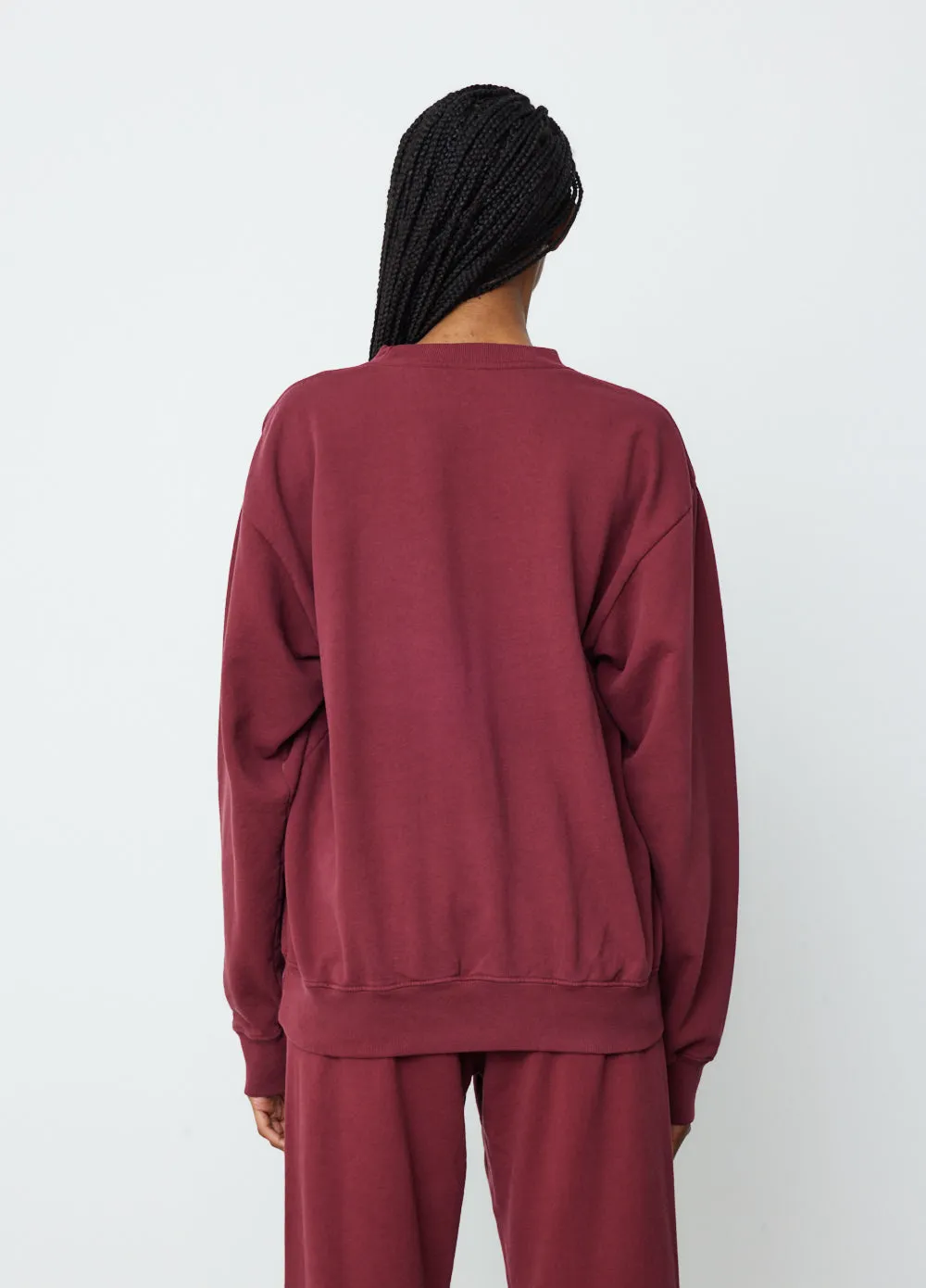 Monaco Flocked Crewneck Sweatshirt