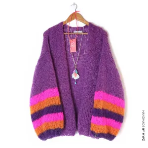 MYPZ Light Mohair Cardigan Celeste