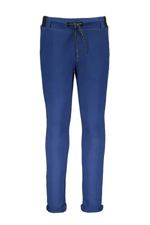 Navy Track Pants with Hem