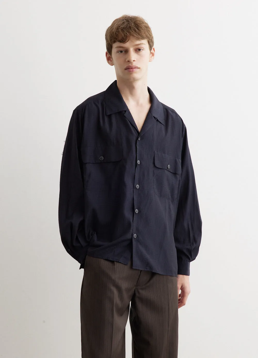 Open Collar Shirt