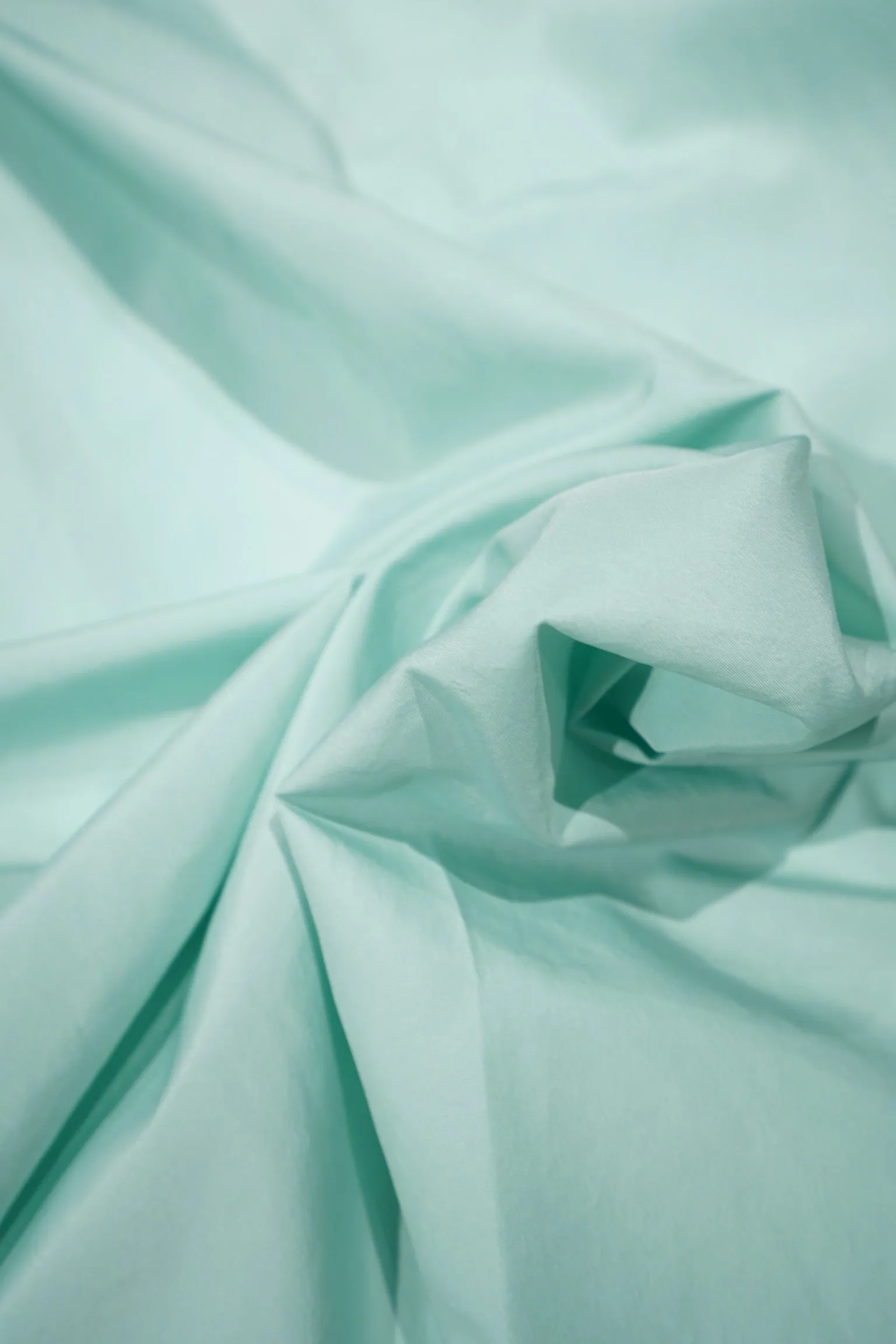 OPEN COLLAR SLIT SHIRT (MINT)