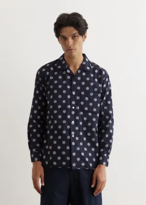 Open Dot Print Shirt
