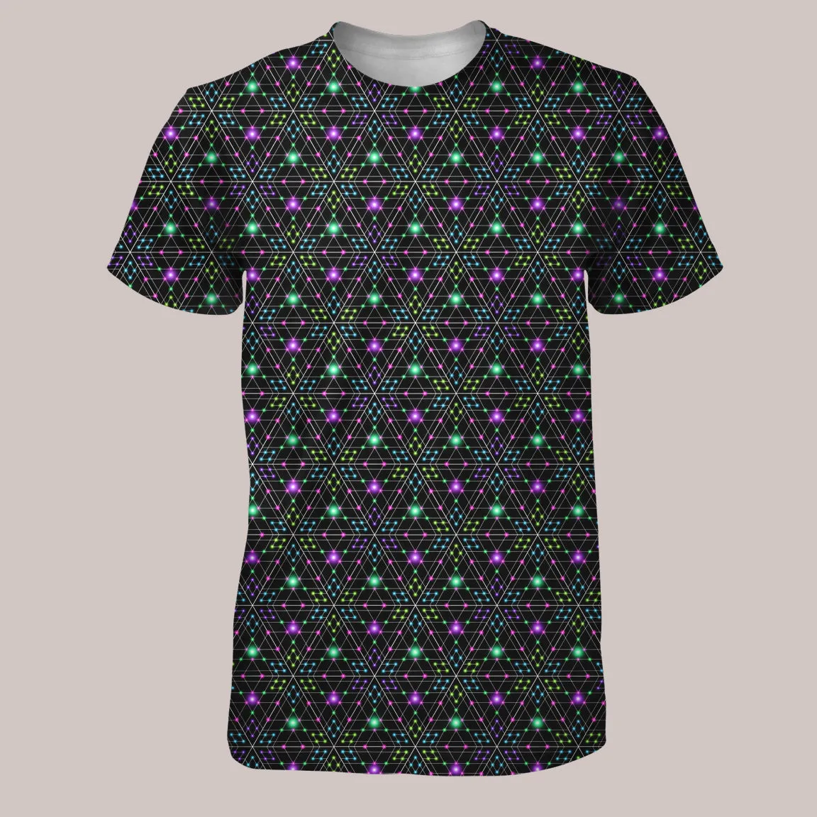 Psychedelic Shirt (UV/RGB, Eco-Friendly, Unisex) | TRIESSELATION