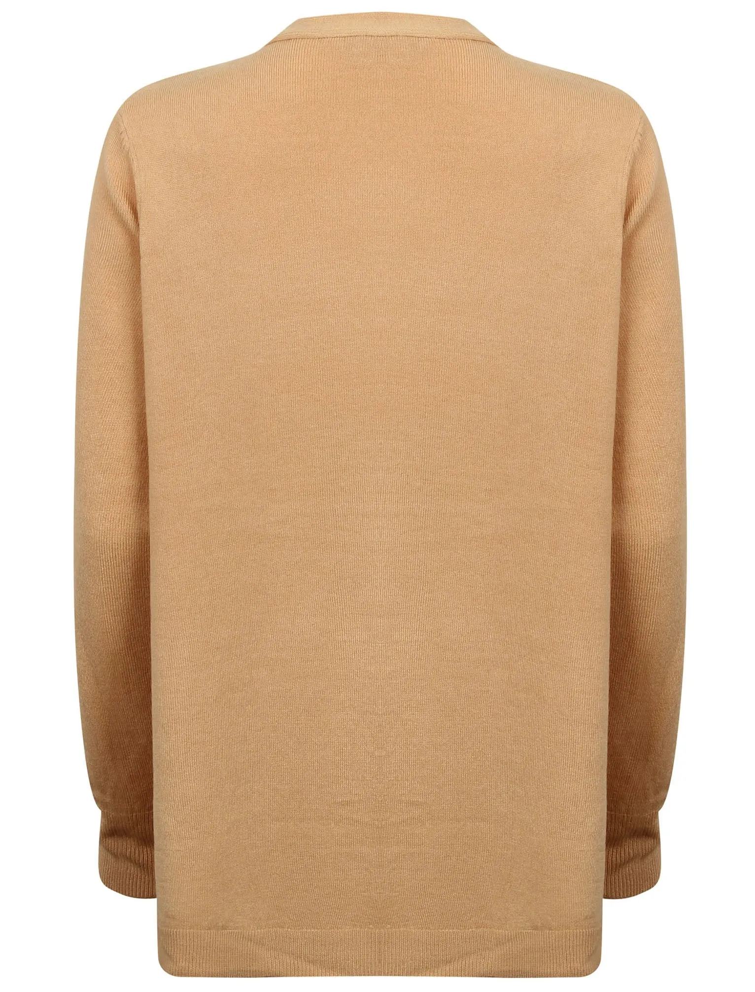 PT Grant Waterfall Cardigan in Warm Sand - Plum Tree