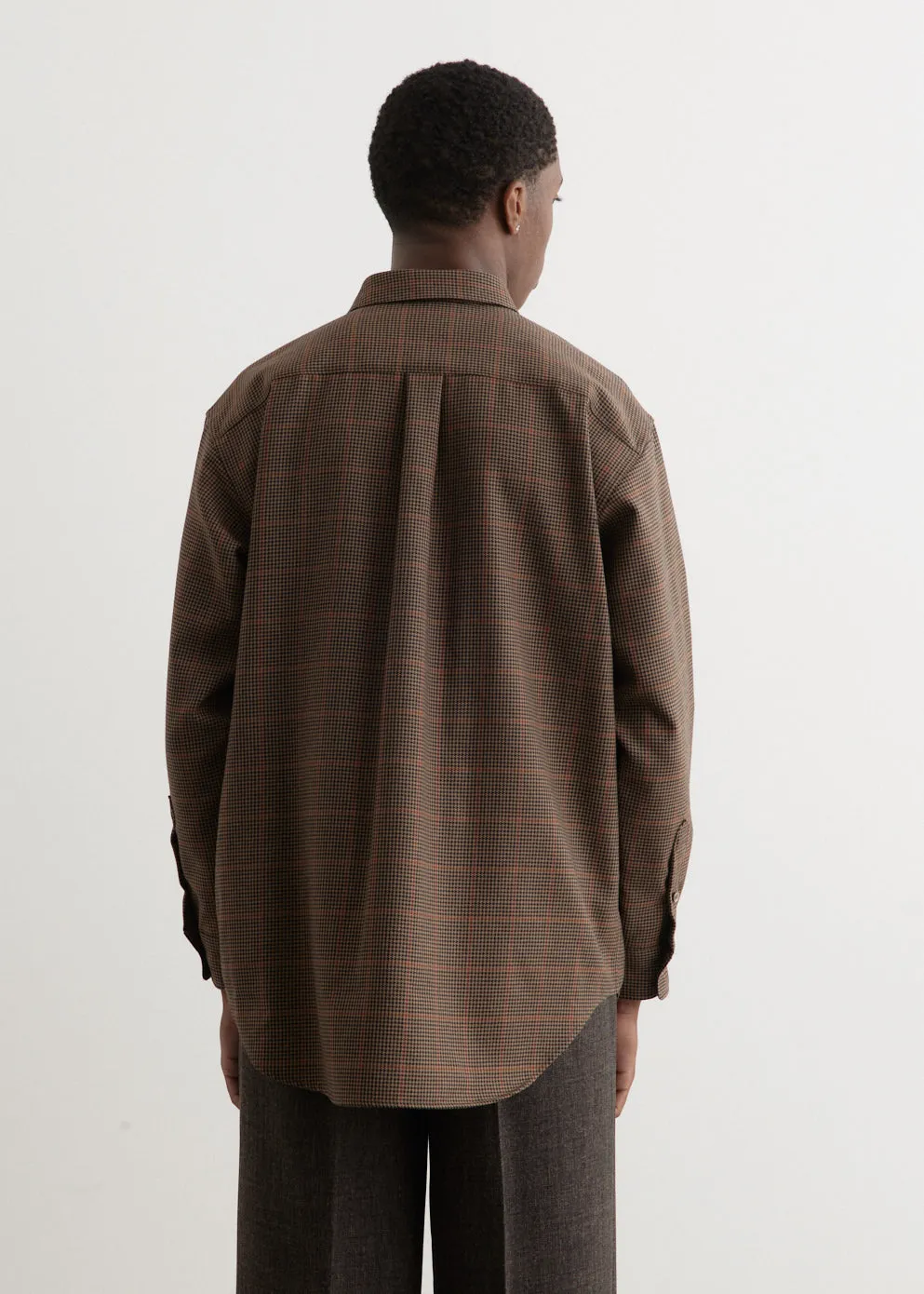 Regular Collar Check Shirt