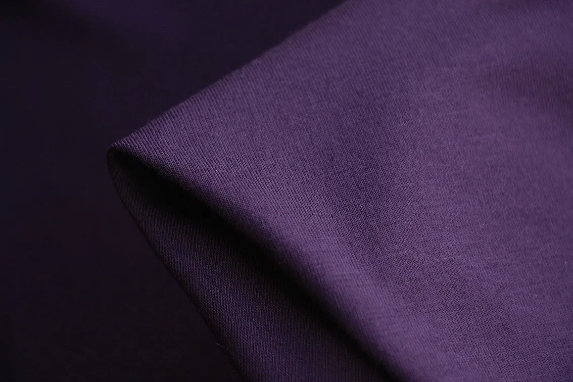 Remnant of Bamboo Jersey Knit - Eggplant