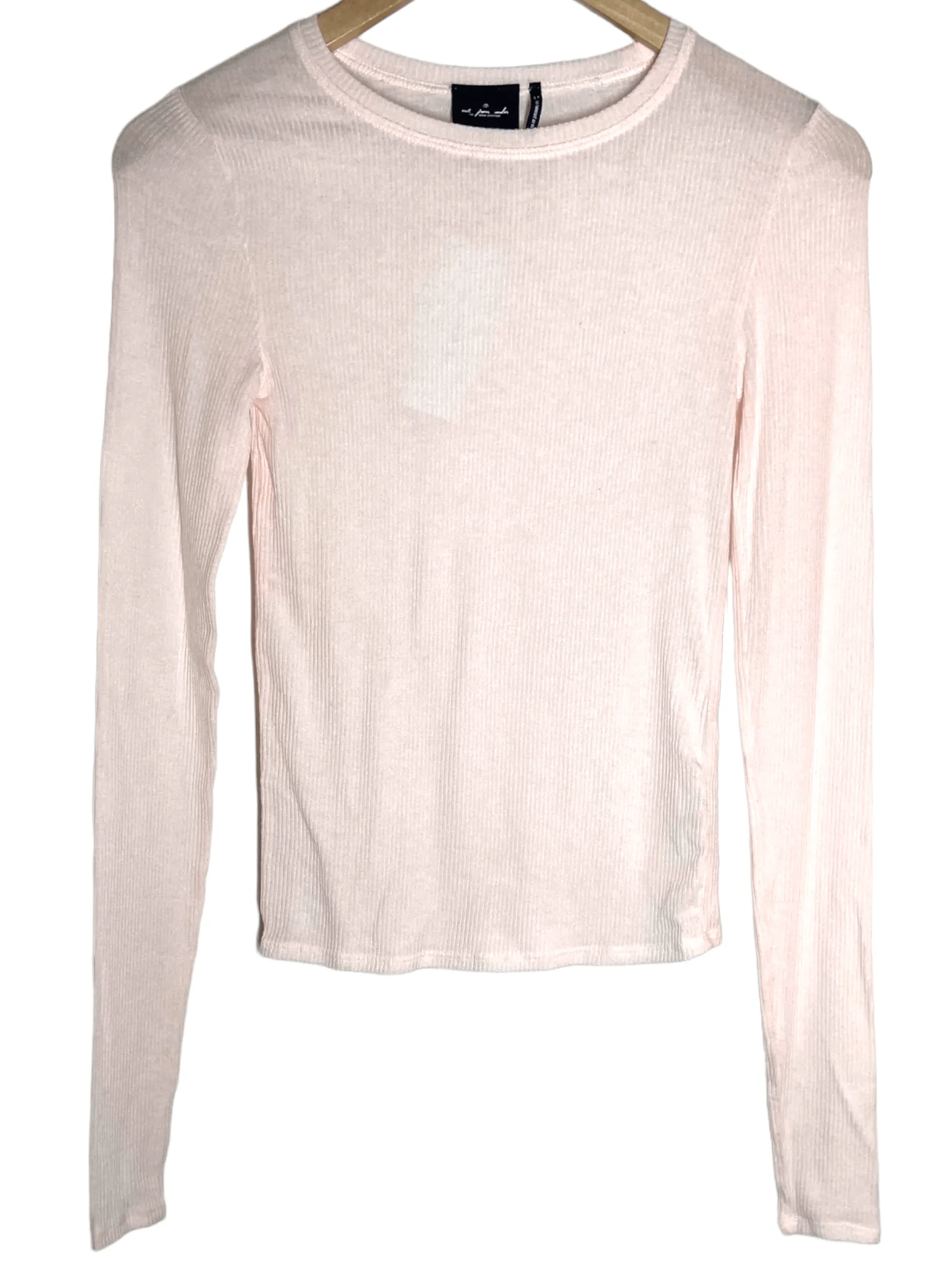 Soft Summer Strawflower Ribbed Top