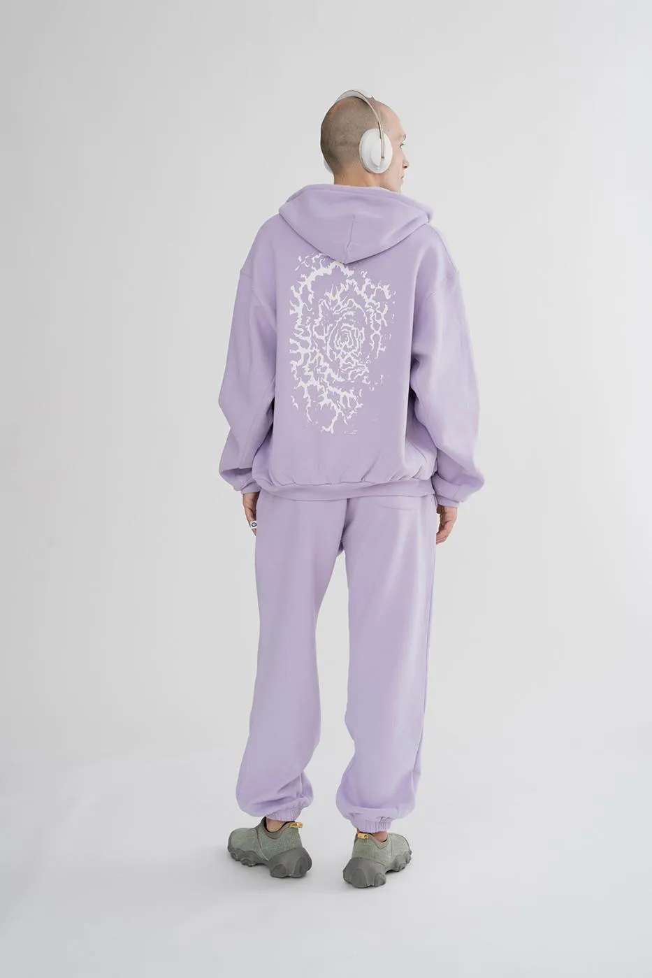 SOLAR ZIP HOODY LILAC