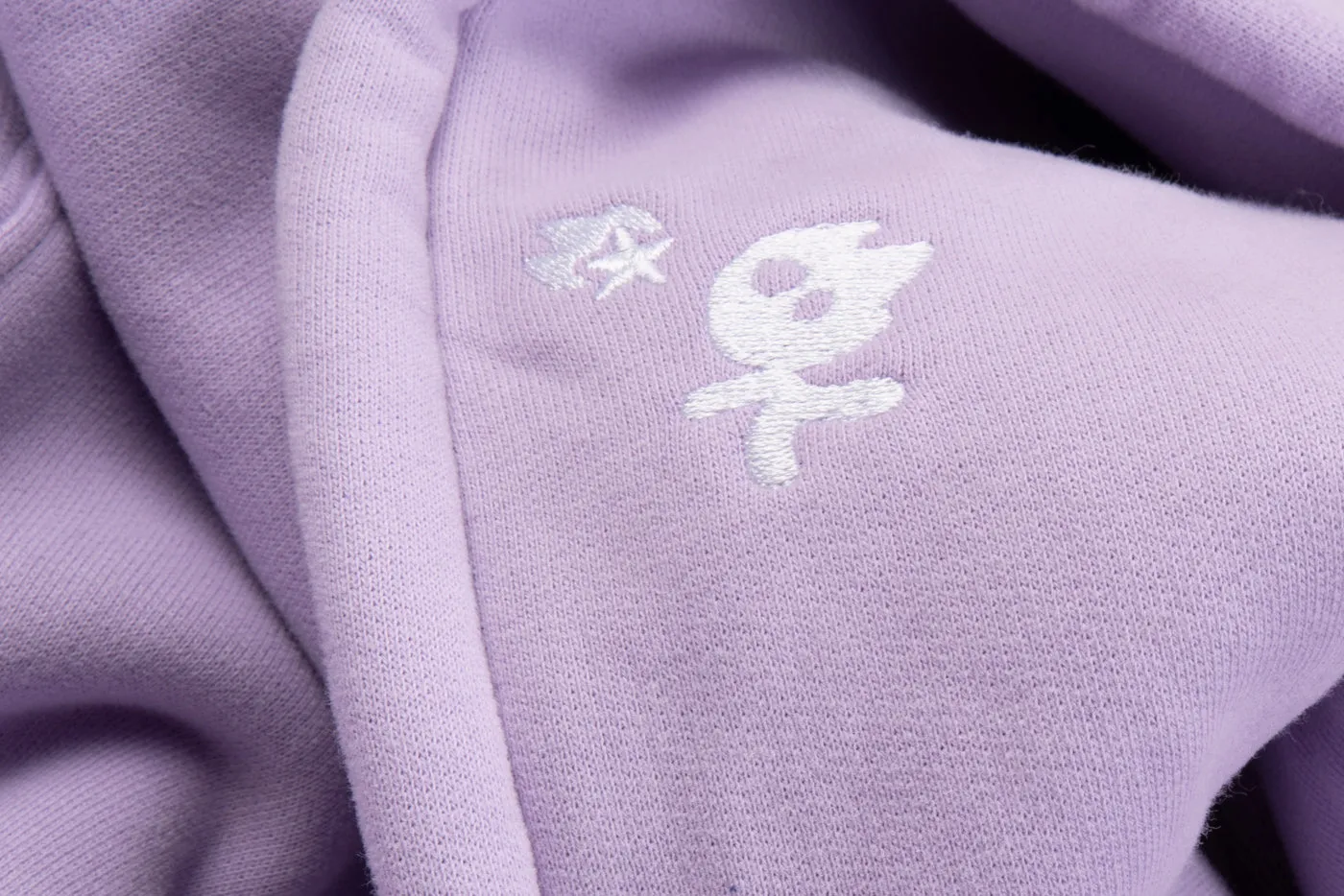 SOLAR ZIP HOODY LILAC