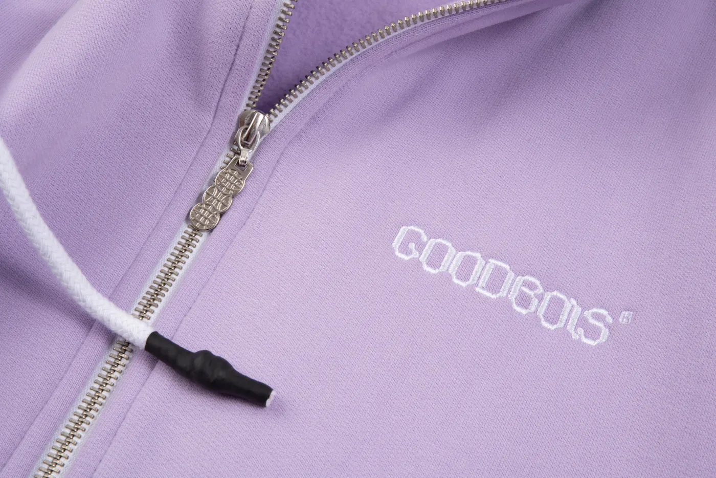 SOLAR ZIP HOODY LILAC