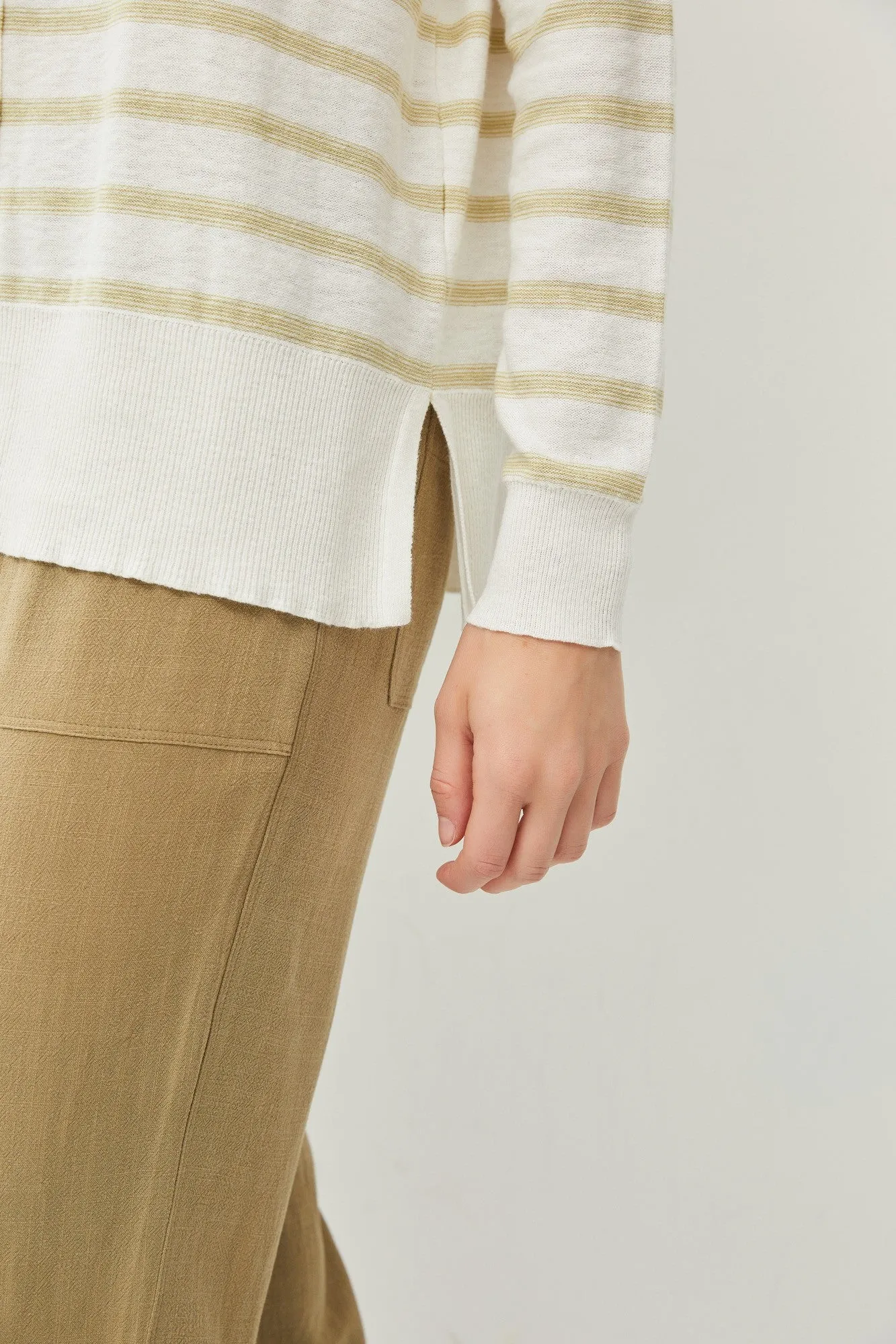 Striped Center Seam Sweater