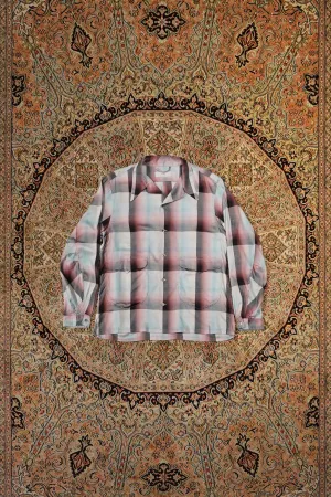 SUGARHILL Ombre Panama Open-collar Shirt (PINK)