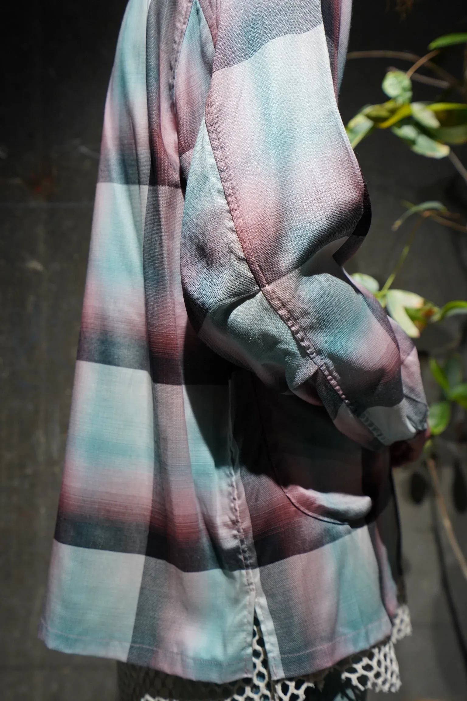 SUGARHILL Ombre Panama Open-collar Shirt (PINK)