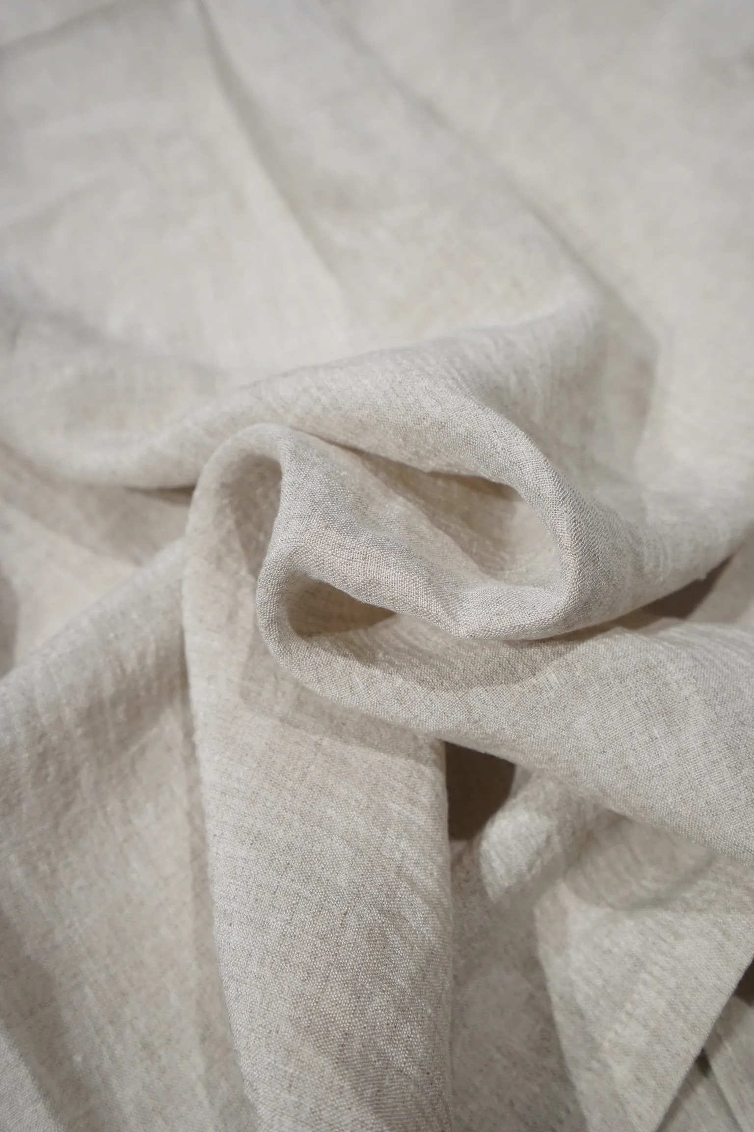 SUGARHILL Silk Linen Stripe Open-collar Shirt