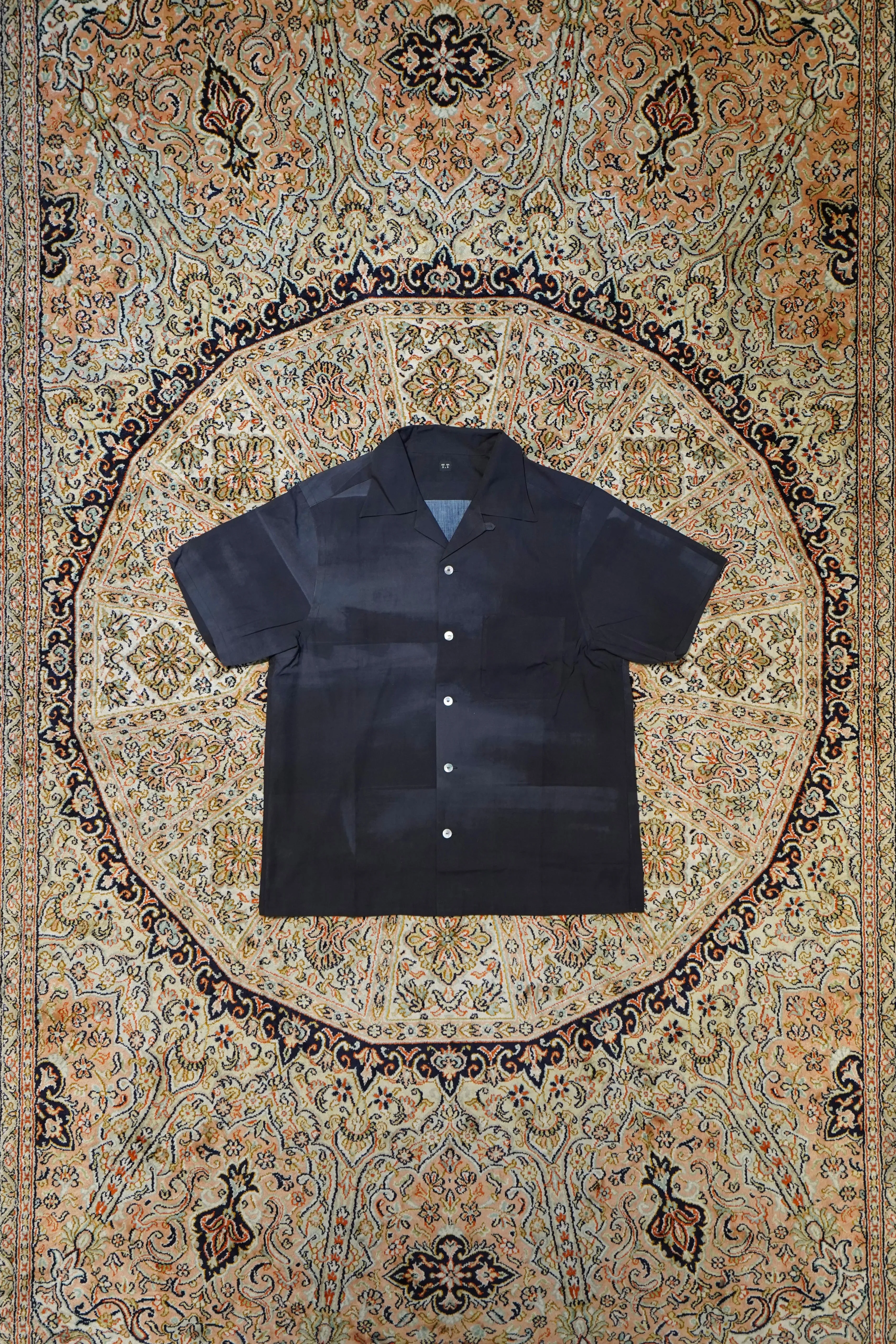Taiga Takahashi OPEN COLLAR SHIRT (KAMISOE PRINT)